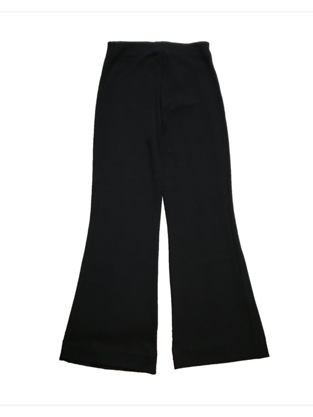 ME + EM Travel Tailored Pants Womens 6 Black High Rise Wide Leg Ponte Jersey - Picture 9 of 10